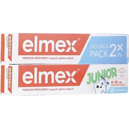 ELMEX JUNIOR PASTA DENTAL 1×75 ml, pasta dental para niños