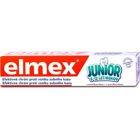 ELMEX JUNIOR PASTA DENTAL 1×75 ml, pasta dental para niños