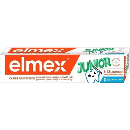 ELMEX JUNIOR PASTA DENTAL 1×75 ml, pasta dental para niños