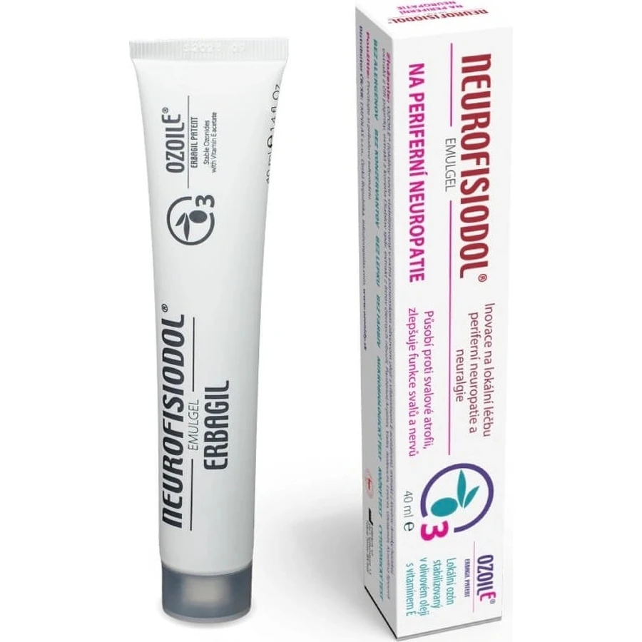 NEUROFISIODOL Emulgel voor perifere neuropathie en neuralgie 40ml 1×40 ml
