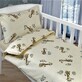 Draps enfants AGATA 90/039 beige girafe 90x135,45x60