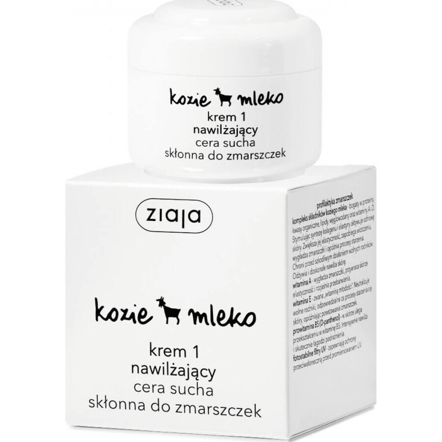 Ziaja - dag met geitenmelk proteïne 1×50 ml, dagcrème Ziaja - dag met geitenmelk proteïne 1×50 ml, dagcrème