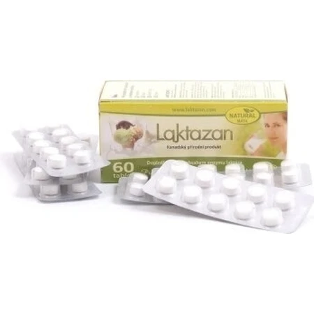 LAKTAZAN tablets 1×60 tbl, mint flavor