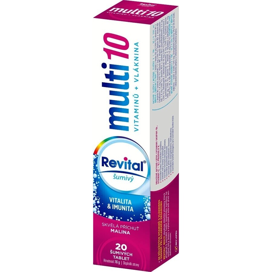 Revital Multi mit Himbeergeschmack 1×20 tbl, Brausetabletten
