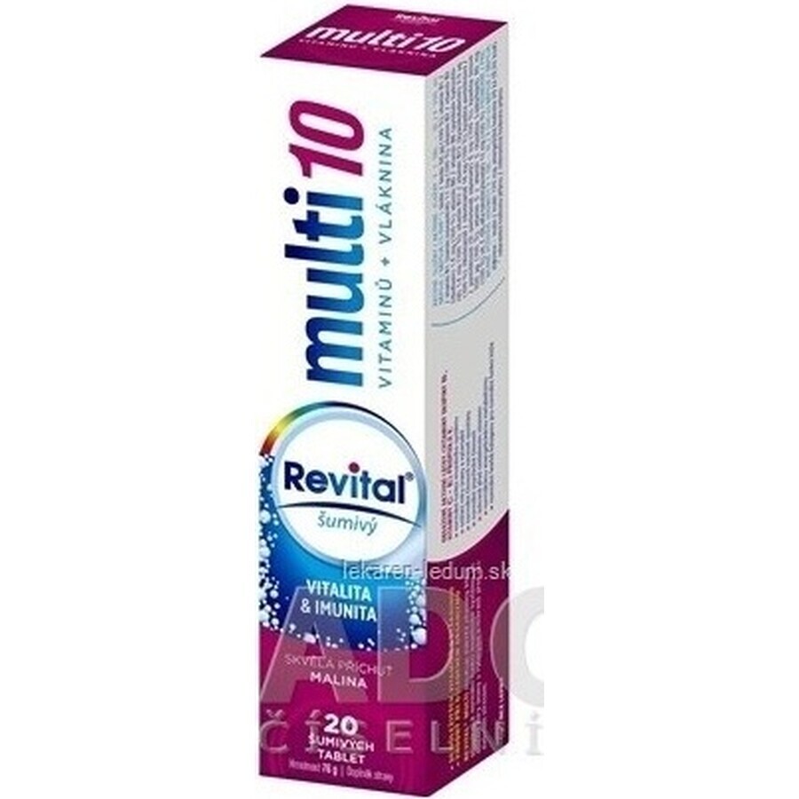 Revital Multi mit Himbeergeschmack 1×20 tbl, Brausetabletten
