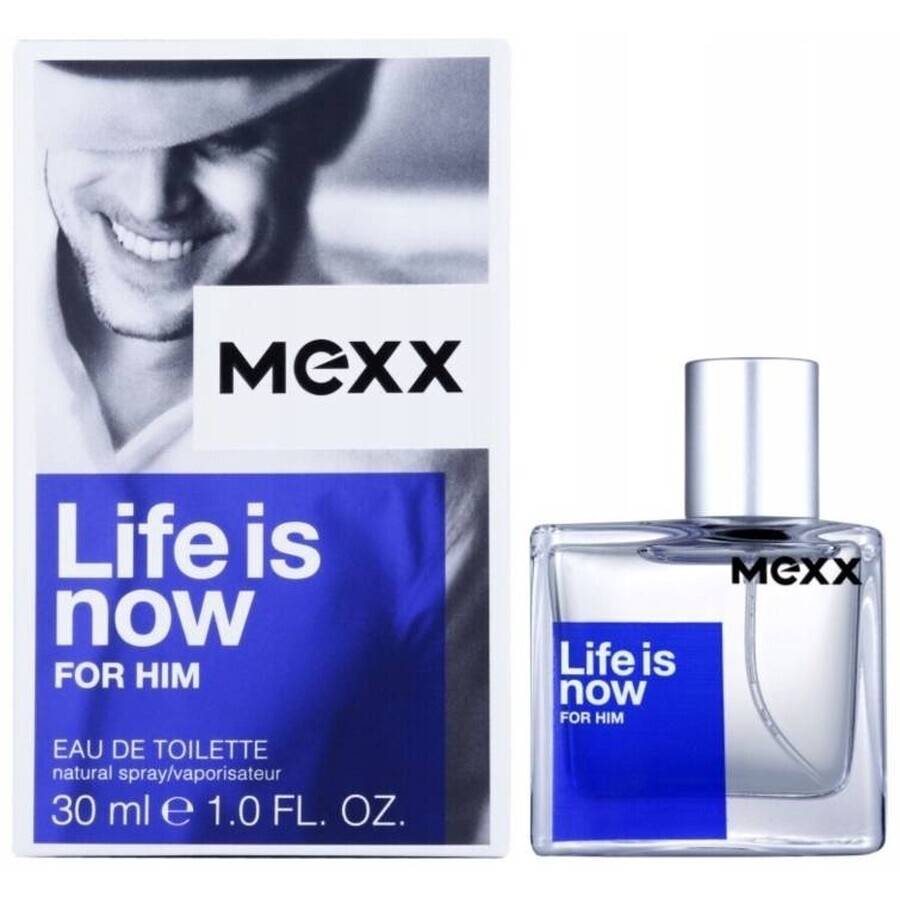 Mexx Life Is Now For Him Edt 30ml 1×30 ml 1×30 ml, Eau de toilette Mexx Life Is Now For Him Edt 30ml 1×30 ml 1×30 ml, Eau de toilette