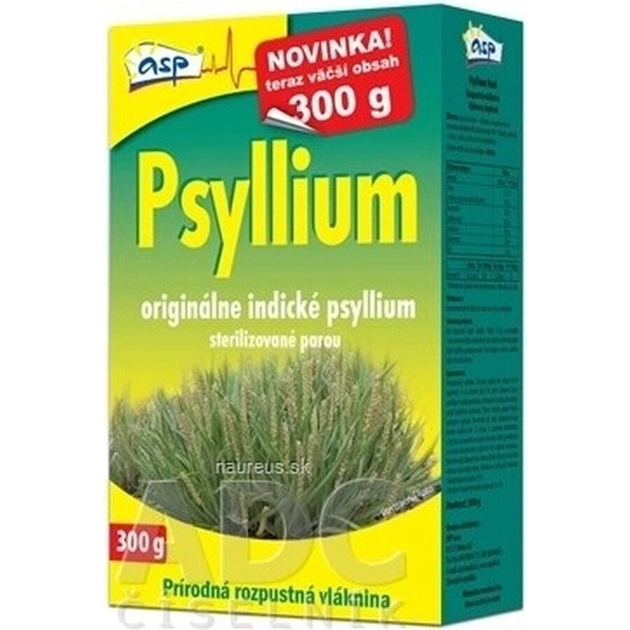 asp Psyllium 1×300 g, fibre naturelle soluble