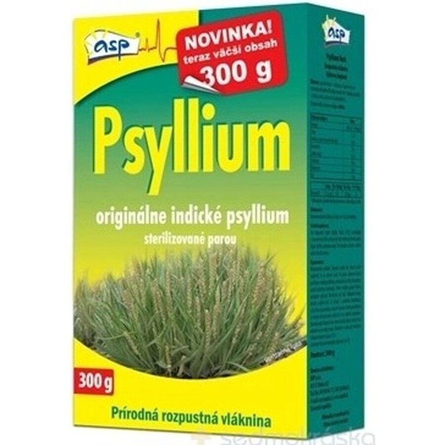asp Psyllium 1×300 g, fibre naturelle soluble