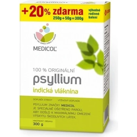 asp Psyllium 1×300 g, fibra natural soluble