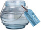 Emocio Vela perfumada con sal marina azul y coco 1&#215;1 ud., tama&#241;o 115 x 100 mm