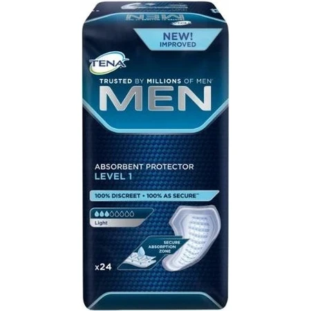 TENA Men Niveau 1 1×24 incontinentieverbanden voor mannen
