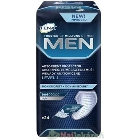TENA Men Niveau 1 1×24 incontinentieverbanden voor mannen