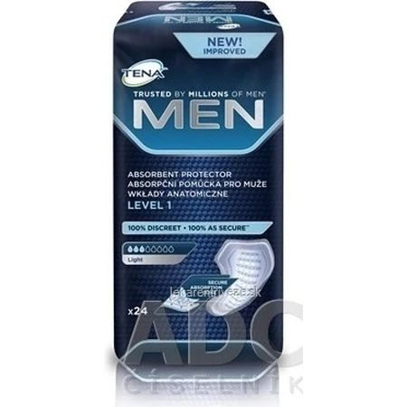 TENA Men Niveau 1 1×24 incontinentieverbanden voor mannen