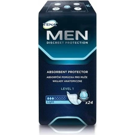TENA Men Niveau 1 1×24 incontinentieverbanden voor mannen