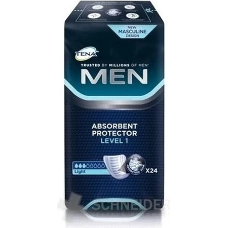 TENA Men Niveau 1 1×24 incontinentieverbanden voor mannen