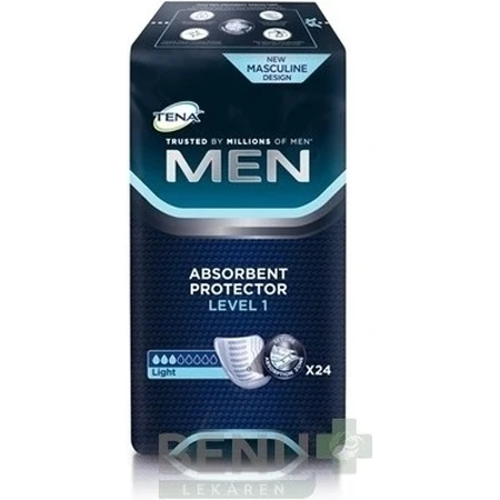 TENA Men Niveau 1 1×24 incontinentieverbanden voor mannen