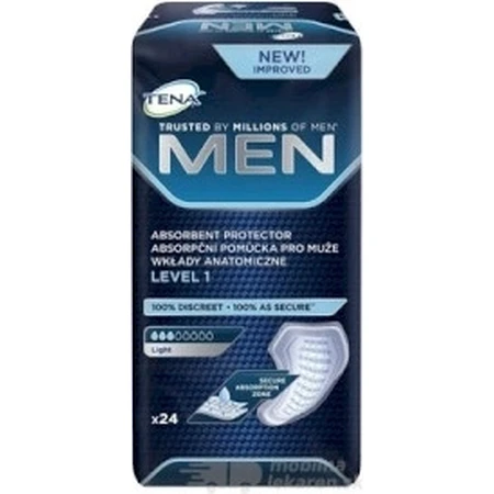 TENA Men Niveau 1 1×24 incontinentieverbanden voor mannen