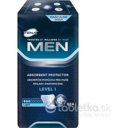TENA Men Niveau 1 1×24 incontinentieverbanden voor mannen