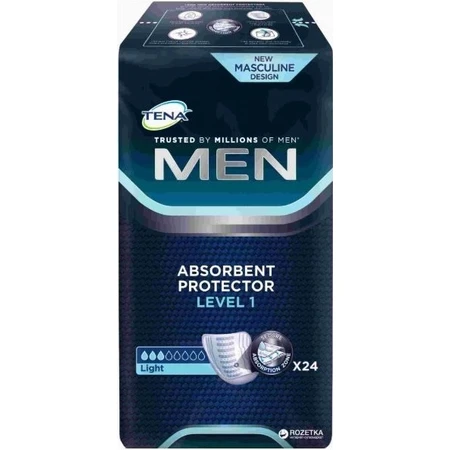 TENA Men Niveau 1 1×24 incontinentieverbanden voor mannen