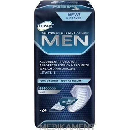 TENA Men Niveau 1 1×24 incontinentieverbanden voor mannen