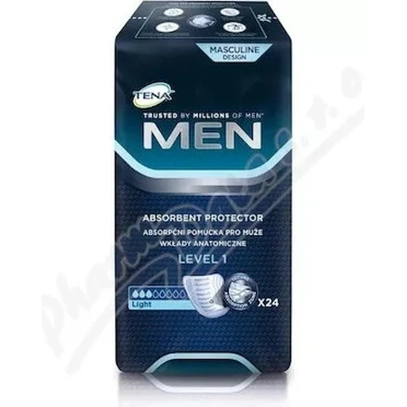 TENA Men Niveau 1 1×24 incontinentieverbanden voor mannen