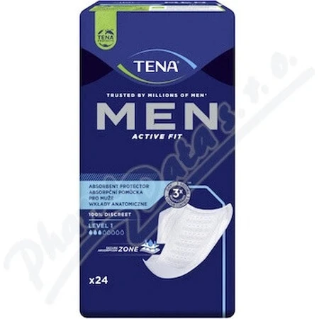 TENA Men Niveau 1 1×24 incontinentieverbanden voor mannen