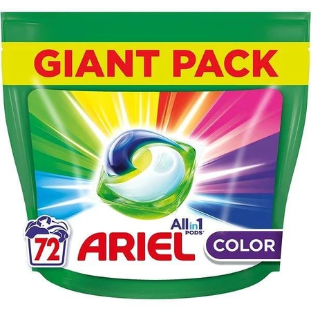 Ariel All-in-1 PODS Farbe, Waschgel-Kapseln, 72 Waschgel-Kapseln 1×72, Waschgel-Kapseln