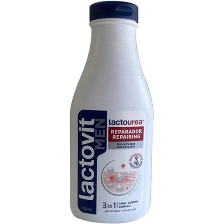 Lactovit MEN Lactourea Gel de Ducha Regenerador 3 en 1 1x300 ml