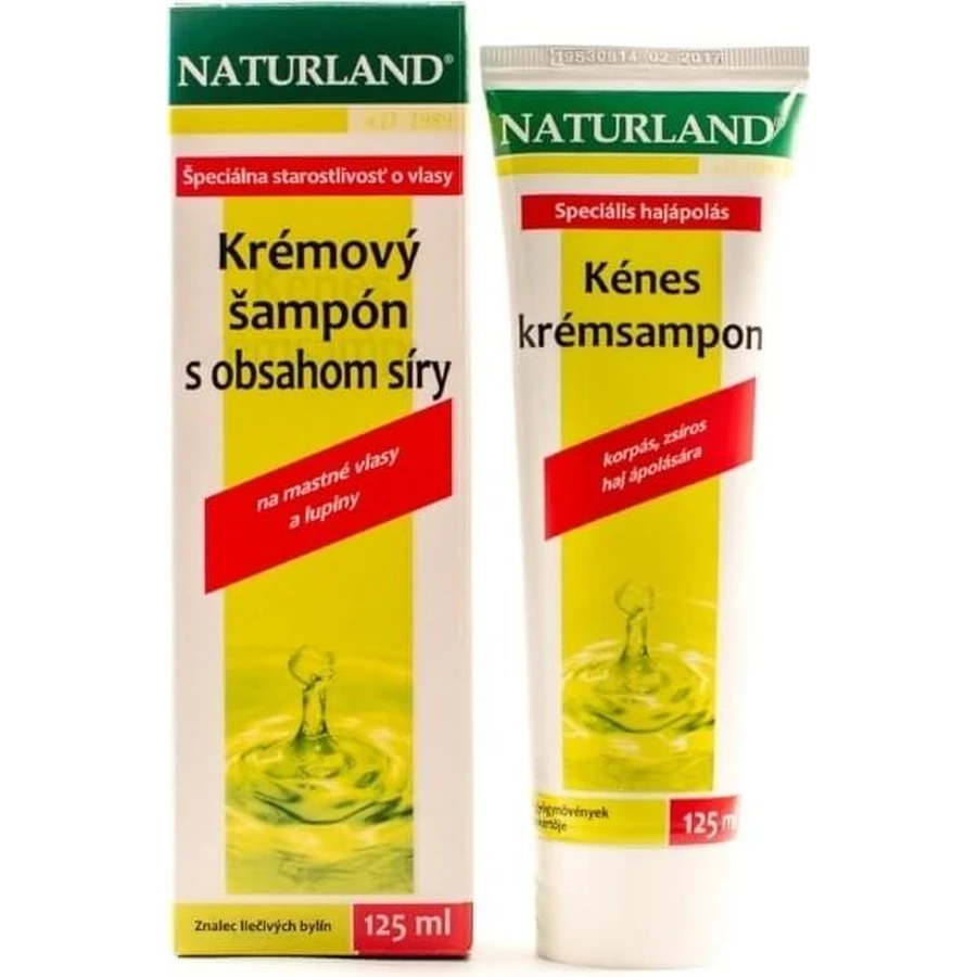 NATURLAND CREAM SHAMPOO WITH SULPHUR CONTENT 1×125 ml, Haarshampoo