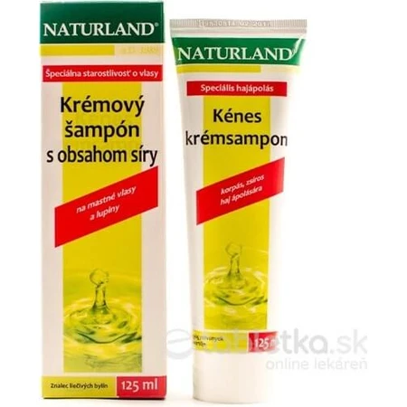 NATURLAND CREAM SHAMPOO WITH SULPHUR CONTENT 1×125 ml, Haarshampoo