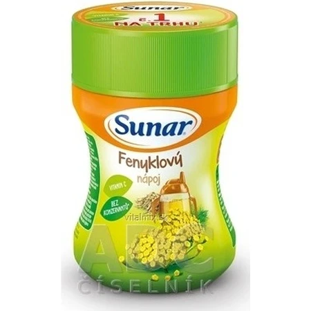 Sunar Auflösbares Getränk Fenchel 1×200 g