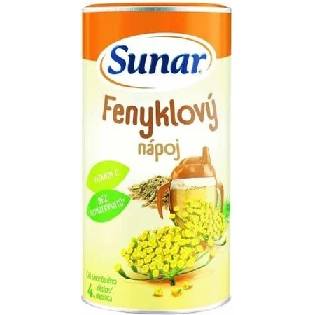 Sunar Auflösbares Getränk Fenchel 1×200 g
