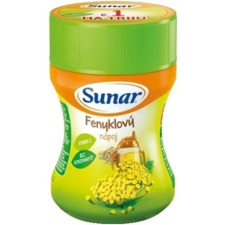 Sunar Auflösbares Getränk Fenchel 1×200 g
