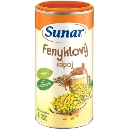 Sunar Auflösbares Getränk Fenchel 1×200 g