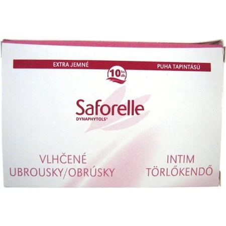 SAFORELLE INTIMA Wipes 1×10 pcs, wet wipes