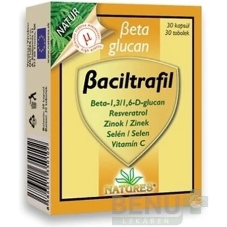 NATURES Baciltrafil 1×30 cps, voedingssupplement