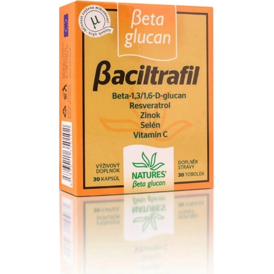 NATURES Baciltrafil 1×30 cps, voedingssupplement