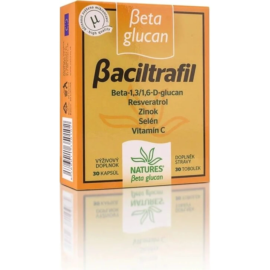 NATURES Baciltrafil 1×30 cps, voedingssupplement