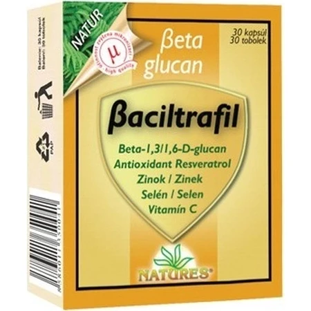 NATURES Baciltrafil 1×30 cps, voedingssupplement