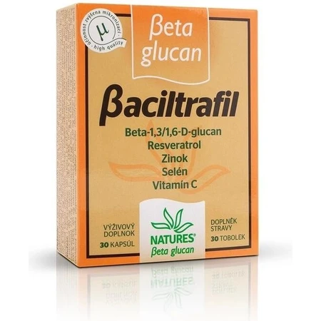 NATURES Baciltrafil 1×30 cps, voedingssupplement