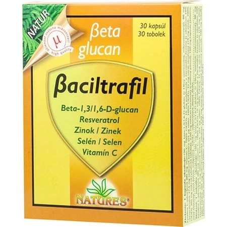 NATURES Baciltrafil 1×30 cps, voedingssupplement