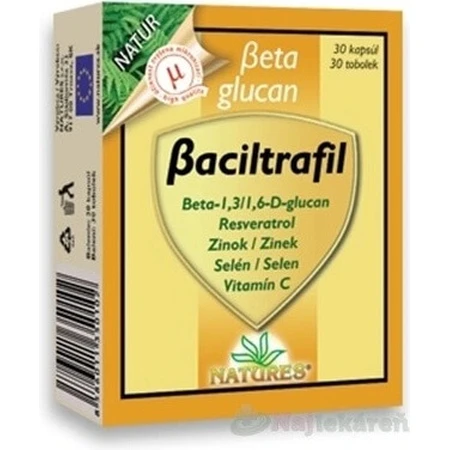 NATURES Baciltrafil 1×30 cps, voedingssupplement