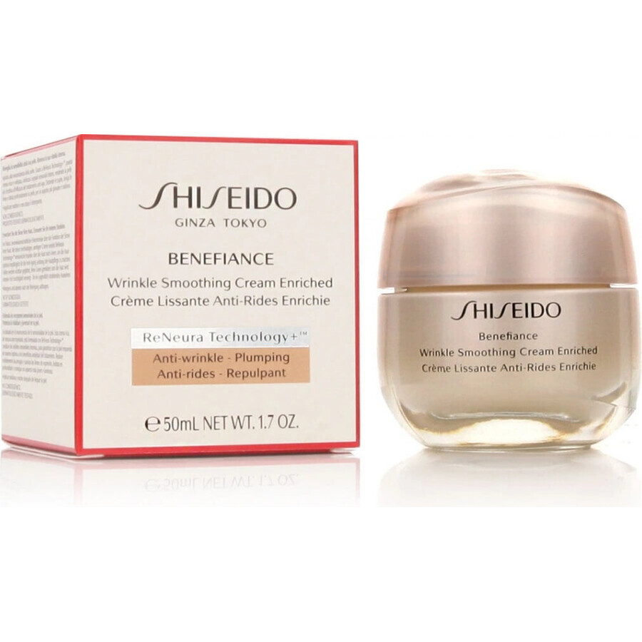 Shiseido Benefiance Anti-Falten-Creme für trockene Haut 1×50 ml, Creme