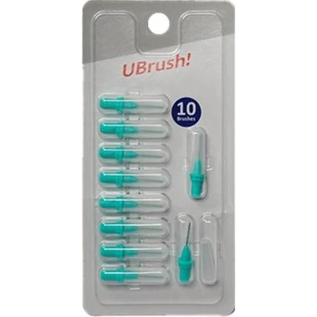 UBrush - interdentale tandenborstel - 0,9 mm groen 1×10 stuks