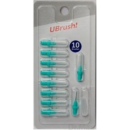 UBrush - interdentale tandenborstel - 0,9 mm groen 1×10 stuks