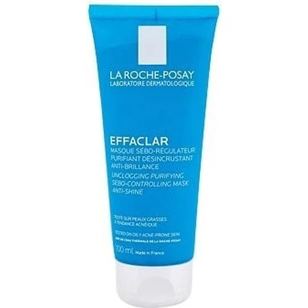 LA ROCHE-POSAY Mascarilla limpiadora confusa para el control del sebo y la desobstrucción de los poros 100 ml 1×100 ml, mascarilla limpiadora