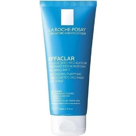 LA ROCHE-POSAY Mascarilla limpiadora confusa para el control del sebo y la desobstrucción de los poros 100 ml 1×100 ml, mascarilla limpiadora