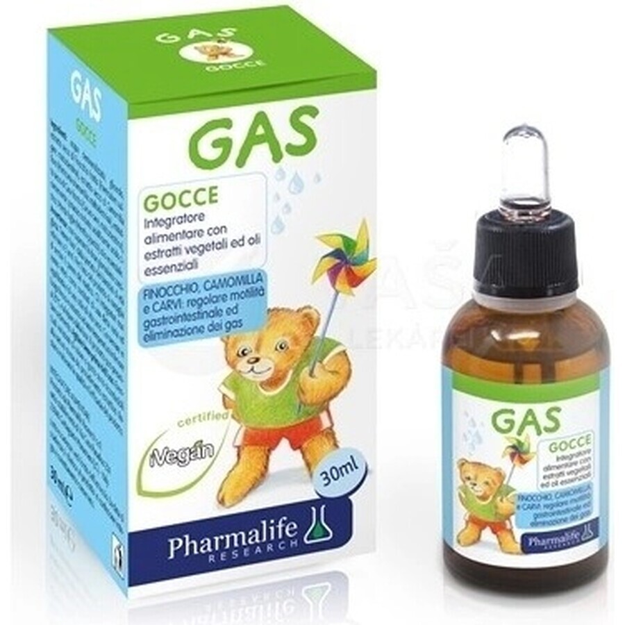 FITOBIMBI GAS DROPS 1x30 ml, complément alimentaire