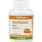 MedPharma Cúrcuma Plus piperina 1×67 cps, complemento alimenticio MedPharma Cúrcuma Plus piperina 1×67 cps, complemento alimenticio