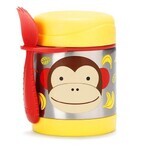 Termos pentru mâncare Zoo cu furculiță - Maimuță 12m+ 1×1 buc, termos pentru mâncare Termos pentru mâncare Zoo cu furculiță - Maimuță 12m+ 1×1 buc, termos pentru mâncare